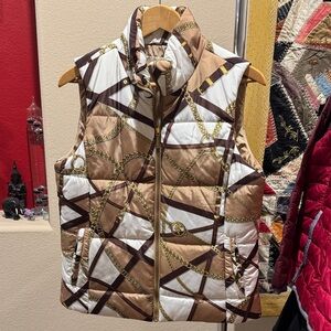 MICHAEL Michael Kors Tan and Cream Vest